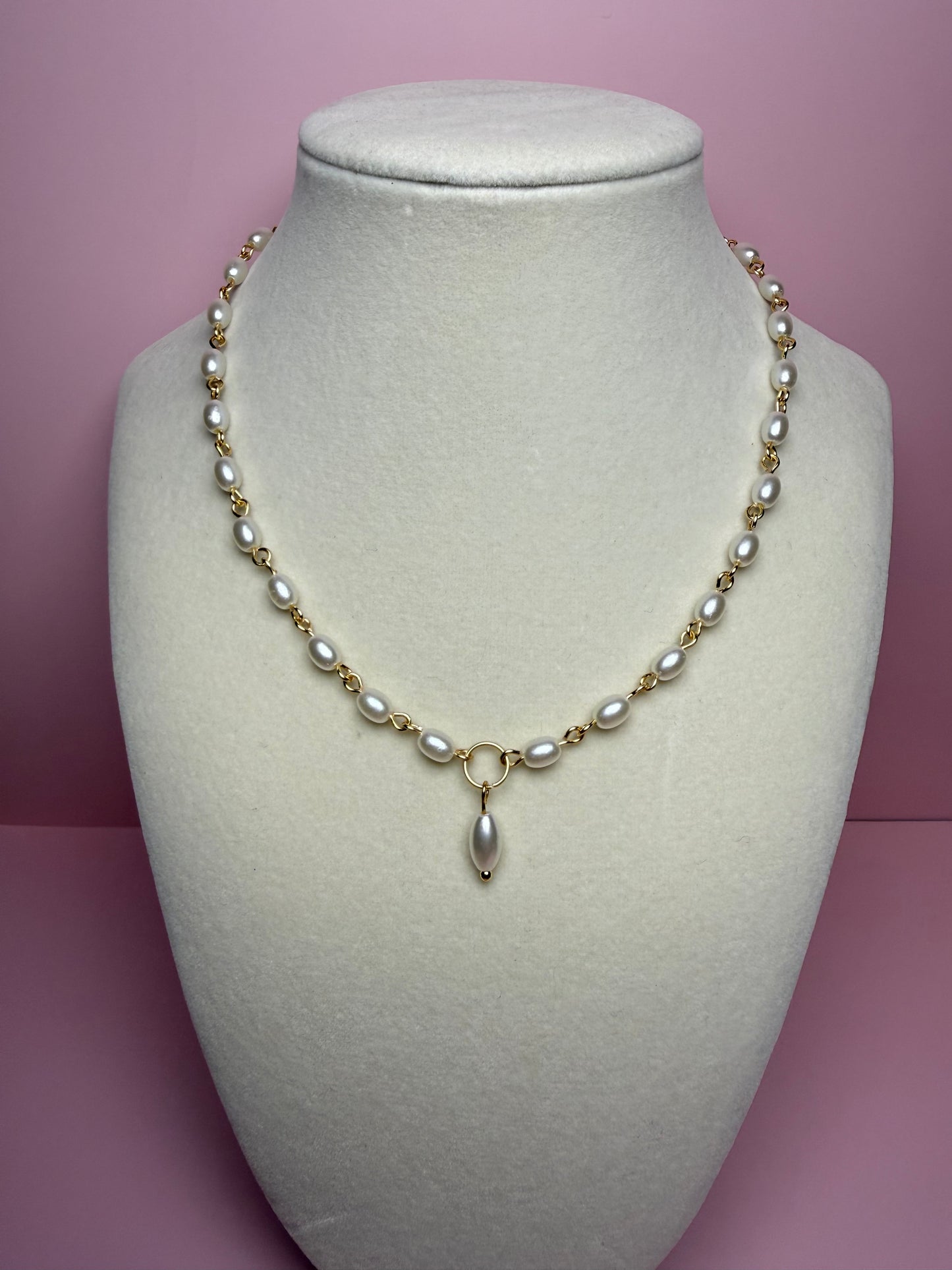 Heather pearl necklace