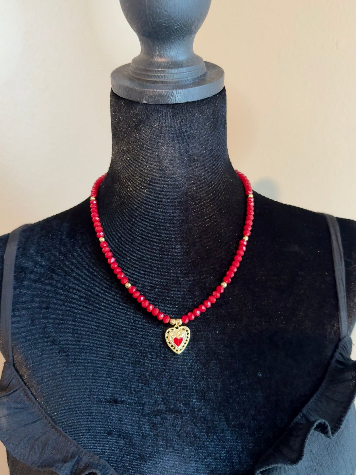 Divine heart necklace